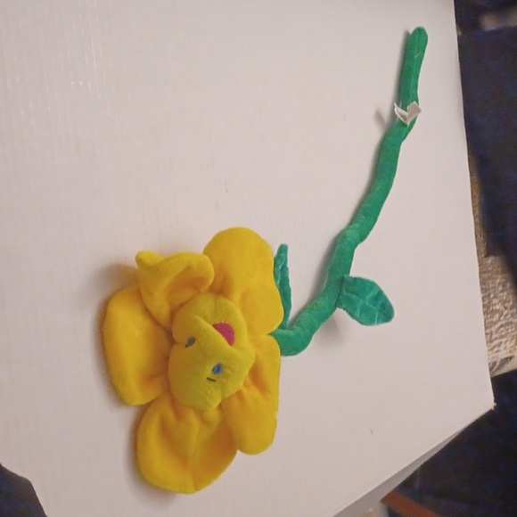 4/$40 Yellow Plush Flower - Picture 3 of 7